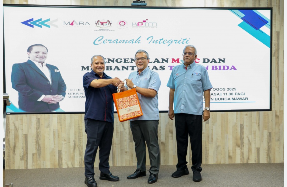 Kolej Poly-Tech MARA (KPTMSB) - Pengenalan kepada MyCC dan Dan Membanteras Tipuan Bida dengan Integriti 