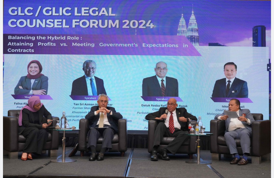 Rosli Dahlan Saravana Partnership (RDS) - GLC/GLIC Legal Counsel Forum 2024: Balancing the Hybrid Role: Attaining Profits vs Meeting Government’s Expectations in Business Undertakings by GLCs