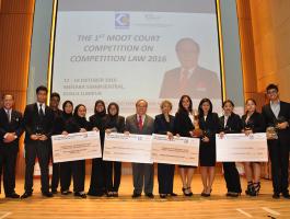 MyCC HOSTS PROGRAMME "THE 1st MOOT COURT COMPETITION ON COMPETITION LAW 2016" WITH INSTITUTIONS OF HIGHER LEARNING IN MALAYSIA